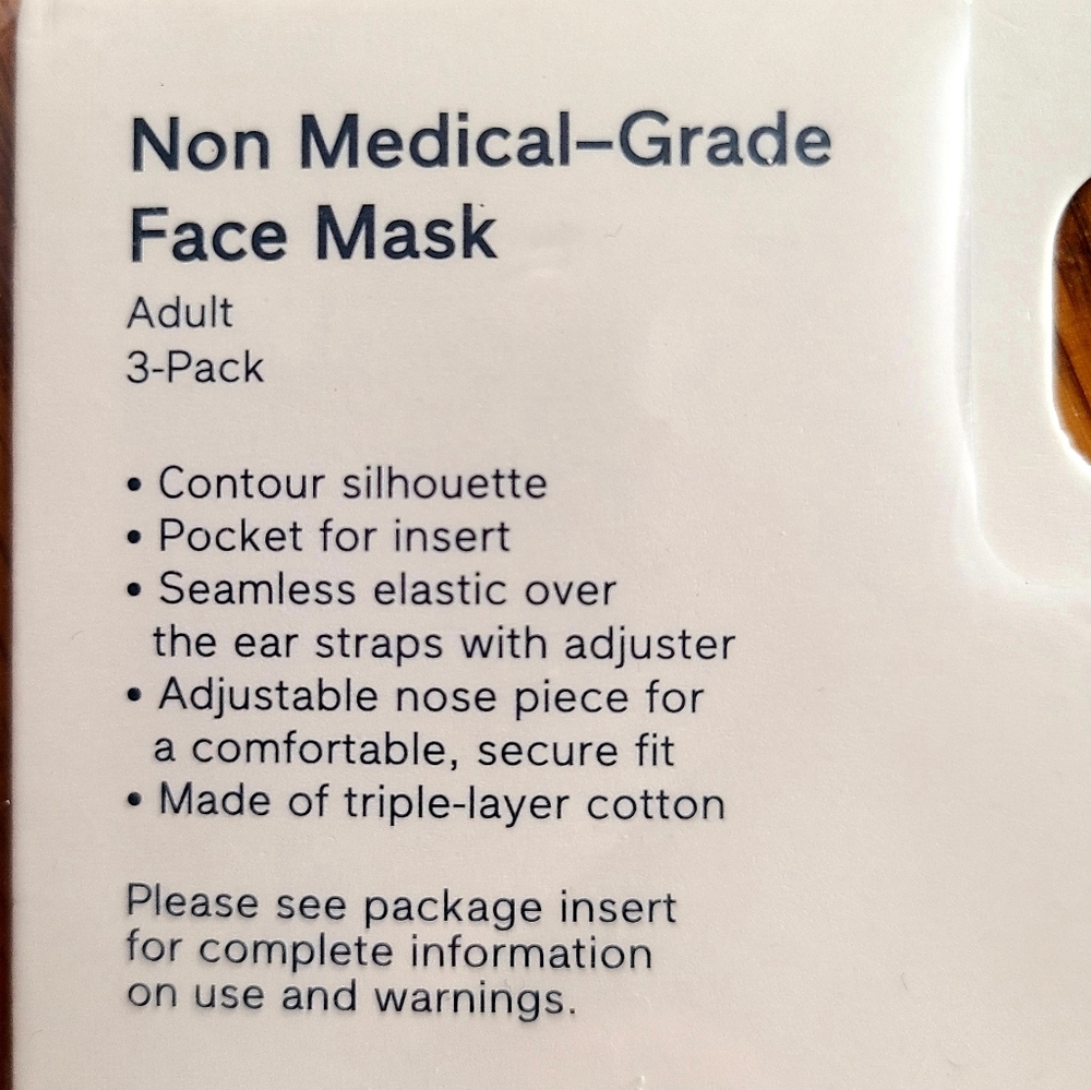 👀50% OFF👀😷 NWT ‼️ 3-pack of Unisex GAP brand non-medical grade face masks - Picture 4 of 14